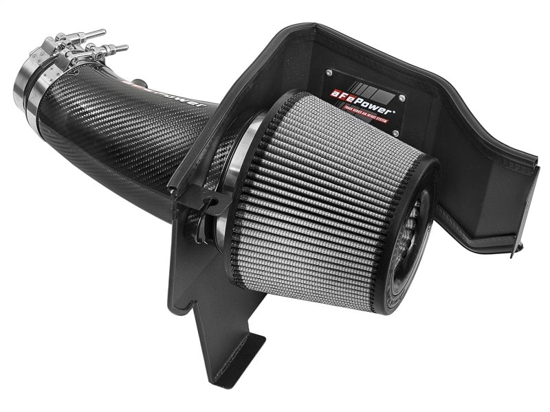 aFe POWER Magnum FORCE Carbon Fiber Stage 2 Pro Dry S CAIS - 11-18 Dodge Challenger/Charger V8-6.4L - Burkken Auto Parts