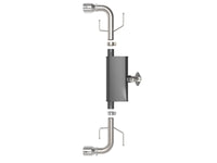 aFe Takeda 17-21 Mazda CX-5 2.5L (t) 2.5in. SS Axle-Back Exhaust System w/Polished Tips - Burkken Auto Parts