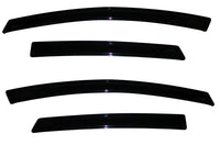 AVS 09-18 Ford Fiesta (Sedan & Hatch) Ventvisor Outside Mount Window Deflectors 4pc - Smoke - Burkken Auto Parts