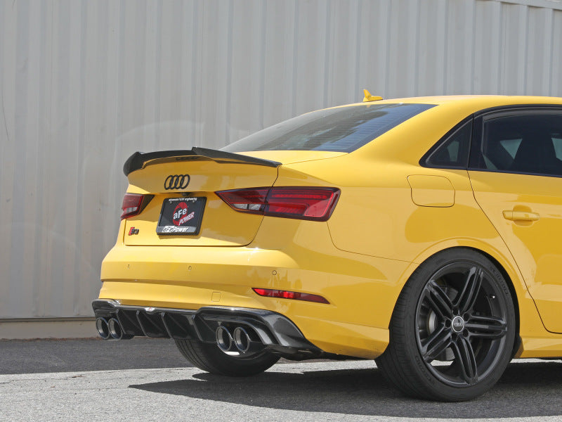 aFe MACHForce XP 3in-2.5in 304SS Exhaust Cat-Back 15-20 Audi S3 L4-2.0L (t) - Black Tips - Burkken Auto Parts