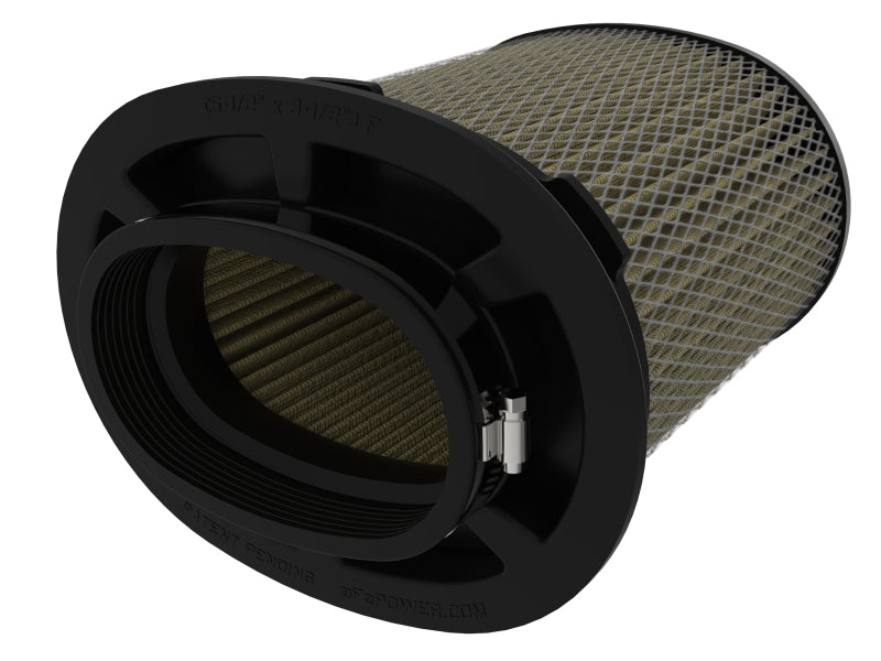 aFe MagnumFLOW Pro GUARD 7 Repl Air Filter 5-1/2x3-1/2 in F x 8-1/4x6 in B x 8x5-3/4 in T x 9in H - Burkken Auto Parts