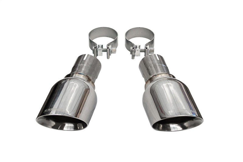 Corsa 2011-2021 Jeep Grand Cherokee Single 2.5in Inlet / 4.5in Outlet Polished Pro-Series Tip Kit - Burkken Auto Parts
