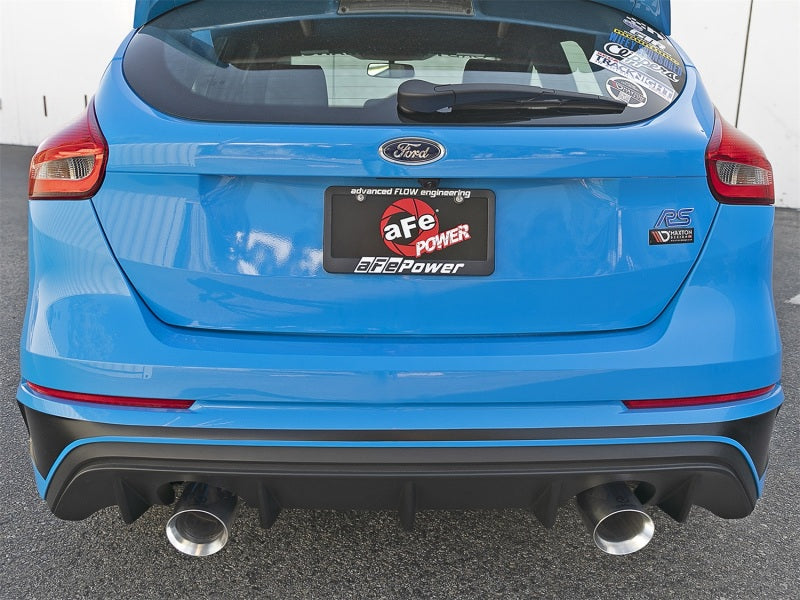 aFe Takeda 3in 304 SS Cat-Back Exhaust w/ Polished Tip 16-18 Ford Focus RS 2.3L (t) - Burkken Auto Parts