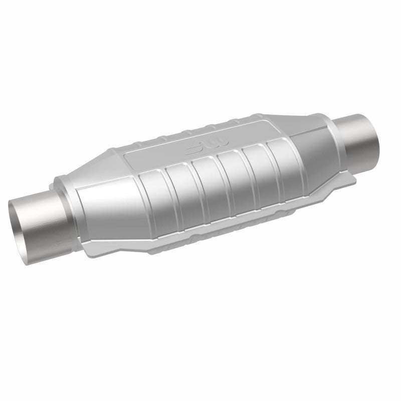 MagnaFlow Conv Universal 2.25in Inlet/Outlet Center/Center Oval - Burkken Auto Parts