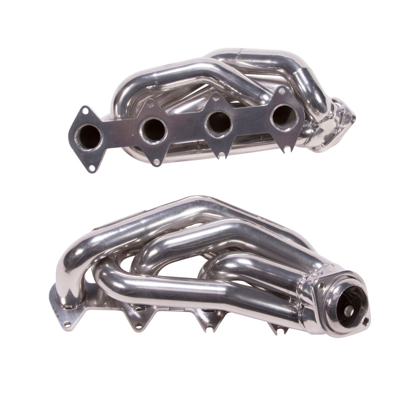 BBK 05-10 Mustang 4.6 GT Shorty Tuned Length Exhaust Headers - 1-5/8 Silver Ceramic - Burkken Auto Parts