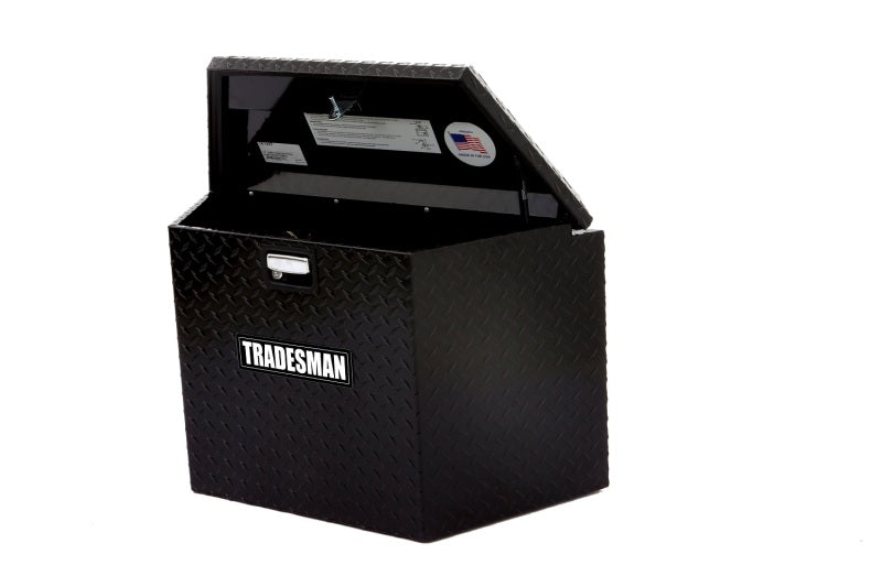 Tradesman Aluminum Trailer Tongue Storage Box (21in.) - Black - Burkken Auto Parts