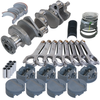Eagle Pontiac 455 4.500in Crank 6.800in H-Beam -6cc Flat Top 4.185in Pistons Rotating Assembly - Burkken Auto Parts