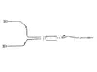 aFe Gemini XV 3in 304 SS Cat-Back Exhaust w/ Cutout 19-21 GM Silverado/Sierra 1500 V8- w/ Black Tips - Burkken Auto Parts