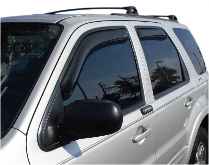 AVS 01-07 Ford Escape Ventvisor In-Channel Front & Rear Window Deflectors 4pc - Smoke - Burkken Auto Parts