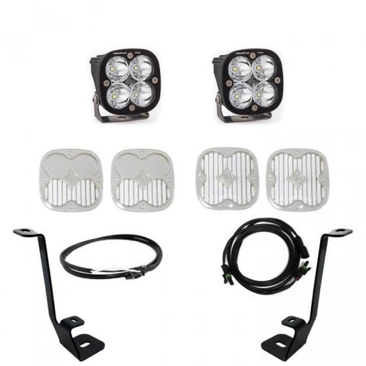 Baja Designs 2021+ Ford F150 A Pillar Kit Squadron Pro Spot with Upfitter - Burkken Auto Parts