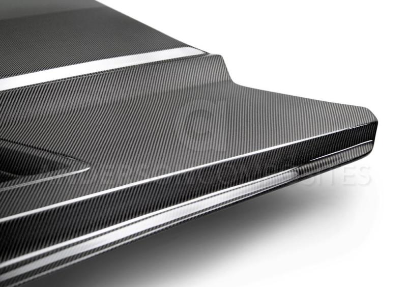 Anderson Composites 15-17 Ford Mustang (Excl. GT350/GT350R) Ram Air Double Sided Hood - Burkken Auto Parts