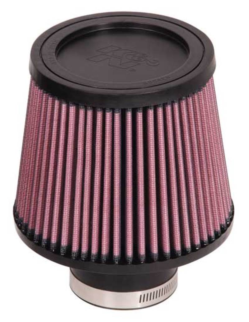 K&N Universal Rubber Filter-Round Tapered 2.5in Flange ID x 6in Base OD x 5in Top OD x 5in Height - Burkken Auto Parts