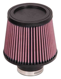 K&N Universal Rubber Filter-Round Tapered 2.5in Flange ID x 6in Base OD x 5in Top OD x 5in Height - Burkken Auto Parts