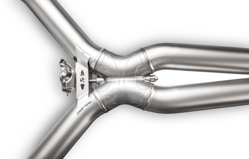 Akrapovic 16-17 AMG C63 Coupe Evolution Line Cat Back (Titanium) w/ Carbon Tips (Req. Link Pipe) - Burkken Auto Parts