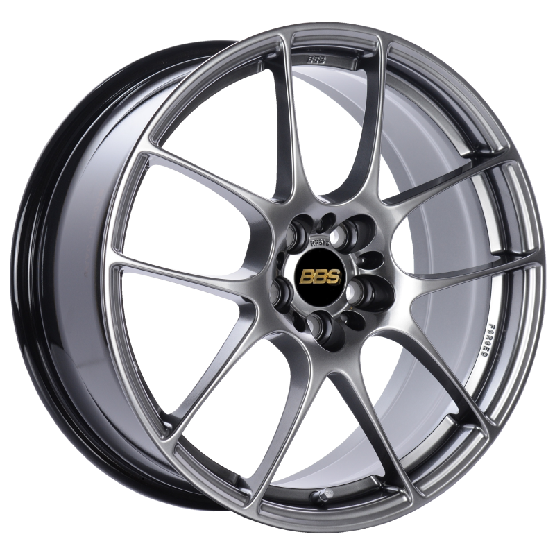 BBS RF 18x8 5x120 ET35 Diamond Black Wheel -82mm PFS/Clip Required - Burkken Auto Parts
