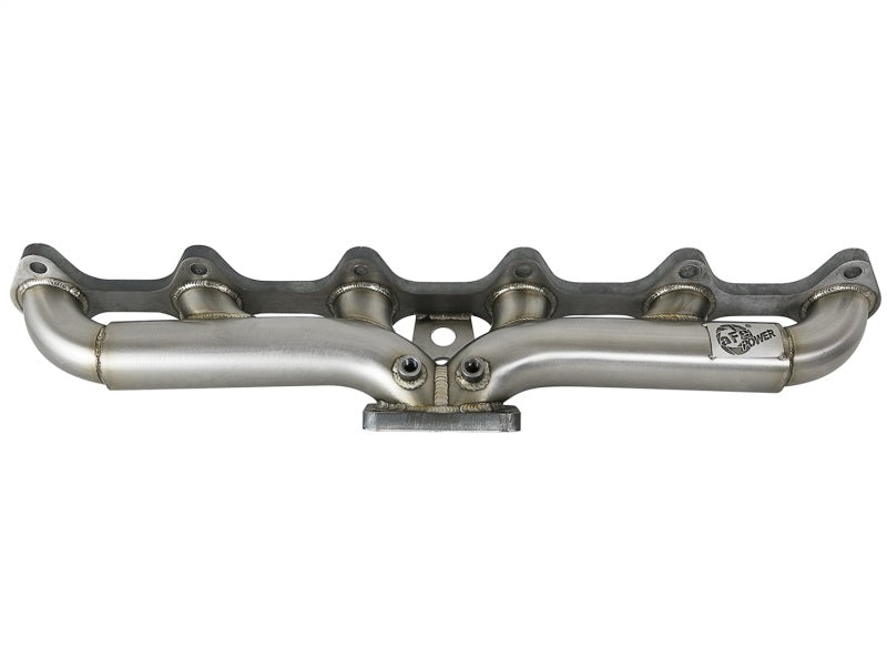 aFe Twisted Steel Header Turbo Manifold (T3) 98.5-02 Dodge Diesel Trucks L6 5.9L (td) - Burkken Auto Parts