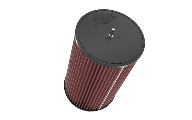 K&N Universal Round Clamp-On Air Filter 3-1/2in FLG  8in B, 7in T W/STUD, 12-1/2in H - Burkken Auto Parts