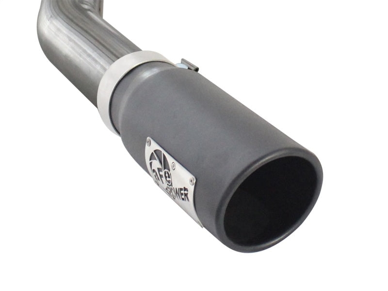 aFe MACHForce XP SS Exhaust 3in Cat-Back w/4.5in Black Tip 11-14 Ford F150 Ecoboost V6 3.5Ltt - Burkken Auto Parts