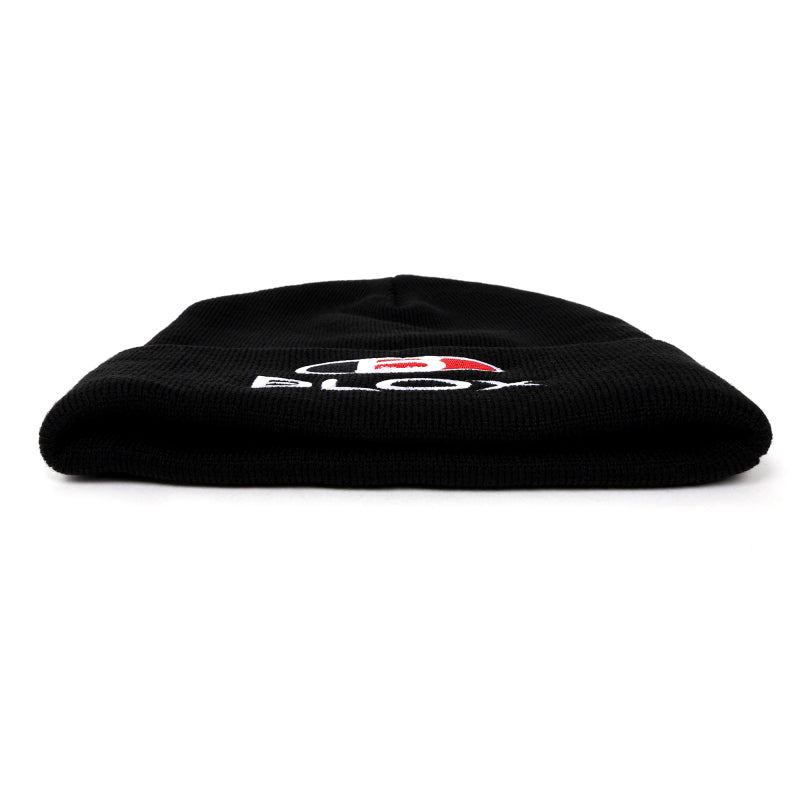 BLOX Racing Classic Beanie - Black w/ Stacked Logo - Burkken Auto Parts