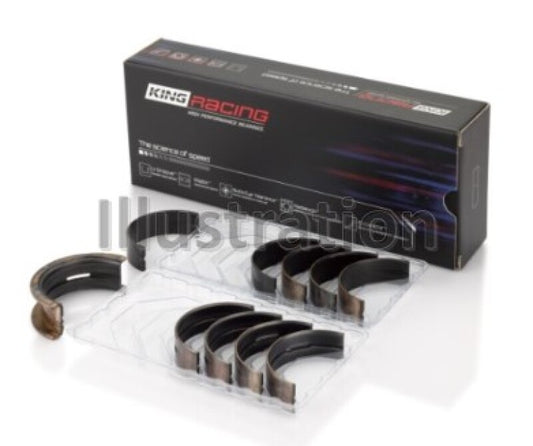 King Engine Bearings Ford V8 351ci 5.8L 16V (Size .010 Oversized) Performance Main Bearing Set