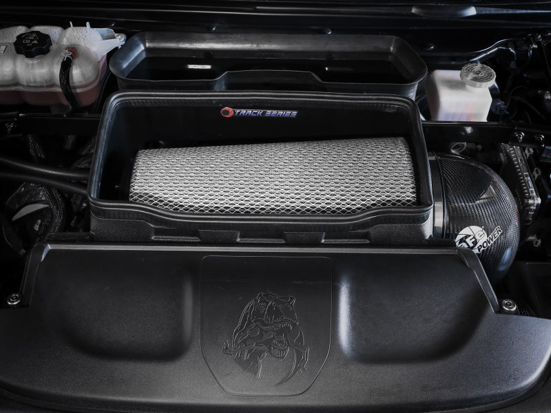 aFe 21-23 RAM 1500 TRX Track Series Carbon Fiber Cold Air Intake System w/ Pro DRY S - Burkken Auto Parts