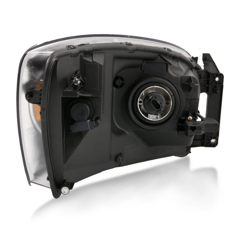 ANZO 2006-2009 Dodge Ram 1500 Crystal Headlight  Black Amber - Burkken Auto Parts