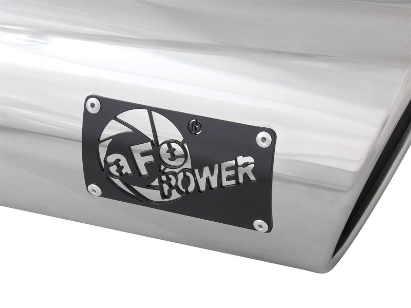aFe Diesel Exhaust Tip Bolt On Polished 4in Inlet x 6in Outlet x 15in Long - Burkken Auto Parts