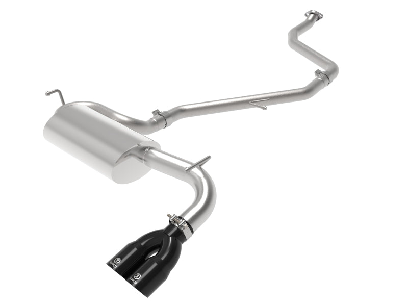 aFe POWER Takeda 2in to 2-1 304 SS Cat-Back Exhaust w/ Black Tips 11-17 Lexus CT200h 1.8L - Burkken Auto Parts