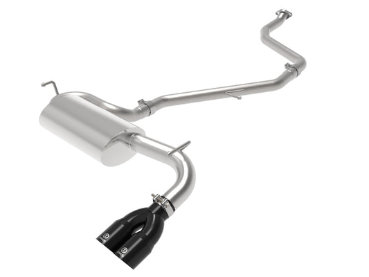 aFe POWER Takeda 2in to 2-1 304 SS Cat-Back Exhaust w/ Black Tips 11-17 Lexus CT200h 1.8L - Burkken Auto Parts