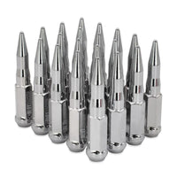 BLOX Racing Original Spike Forged Lug Nut 14x1.5mm - Chrome 20 Piece - Burkken Auto Parts