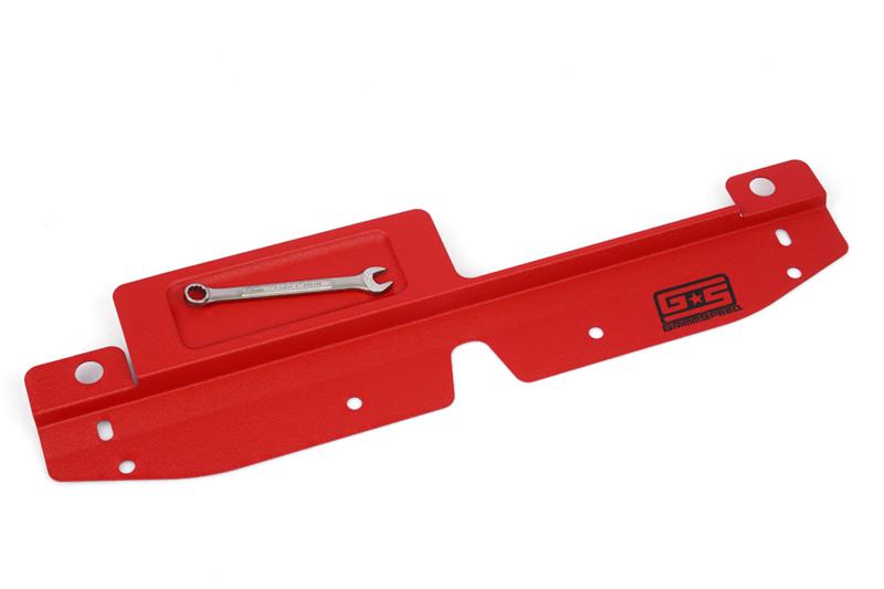 GrimmSpeed 08+ Subaru Impreza/WRX/STI Radiator Shroud w/Tool Tray - Red - Burkken Auto Parts