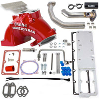 Banks Power 19-24 Ram 3500/4500/5500 6.7L Diesel Monster-Ram Intake System w/Fuel Line - Red - Burkken Auto Parts