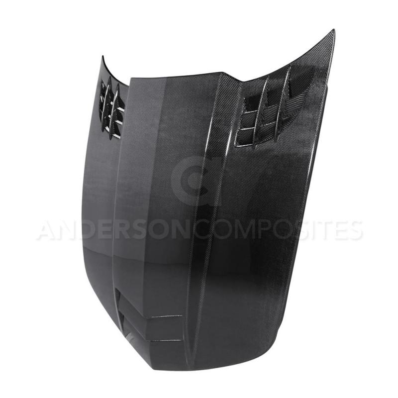 Anderson Composites 10-13 Chevy Camaro TTII-Style Carbon Fiber Hood - Burkken Auto Parts
