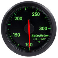 Autometer Airdrive 2-1/6in Oil Temp Gauge 100-300 Degrees F - Black - Burkken Auto Parts