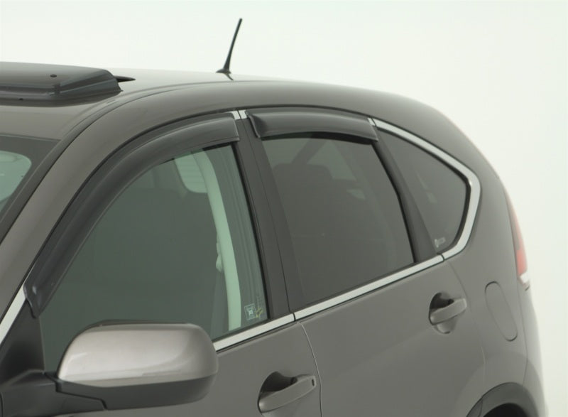 AVS 12-16 Honda CR-V Ventvisor Outside Mount Window Deflectors 4pc - Smoke - Burkken Auto Parts