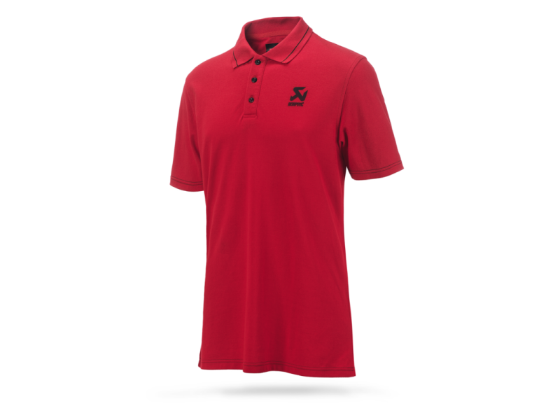 Akrapovic Corpo Polo Red Mens - XL - Burkken Auto Parts