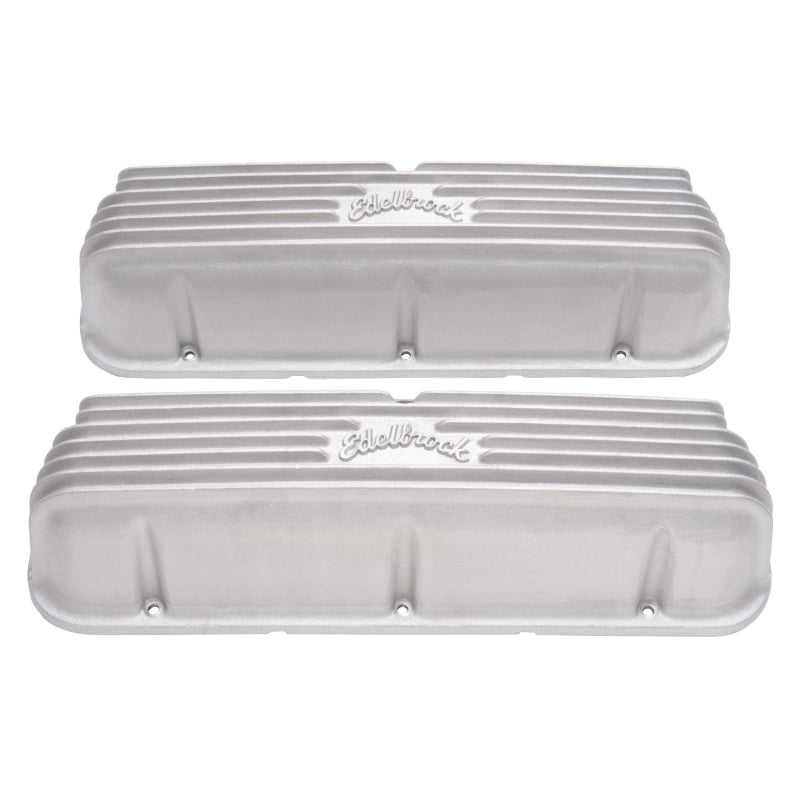 Edelbrock Valve Cover Classic Series Ford 1962-95 221 351W V8 Satin - Burkken Auto Parts