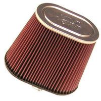 K&N Univrsl Rubber Oval Tprd Filter 2.438in F ID/3.75in B-OW/4.5in B-OL/2.5in T-OW/3.5in T-OL/6in H - Burkken Auto Parts