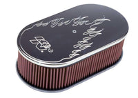 K&N Small Oval Electric Design 2in h - Burkken Auto Parts