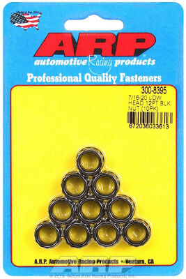 ARP 7/16in-20 Low Head .600 Flange OD 12pt Nut Kit 10/Kits - Burkken Auto Parts